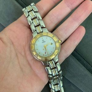 Vintage Fendi Two Tone Watch With Original box